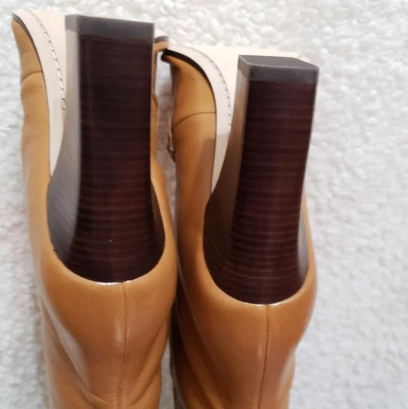 Tory Burch Perrine Leather Heeled Tall Boots